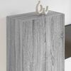 vidaXL TV Wall Cabinet Grey Sonoma 59.5 x 31 x 100 cm Engineered Wood