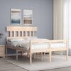 vidaXL Senior Bed without Mattress 120x200 cm Solid Wood