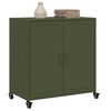 vidaXL Sideboard Olive Green 68x39x72 cm Steel