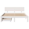 vidaXL Bed Frame with Drawers without Mattress White 160x200 cm