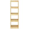 vidaXL Book Cabinet Room Divider 40x30x135.5 cm Pinewood