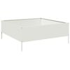 vidaXL Garden Raised Bed White 100x100x25 cm Steel