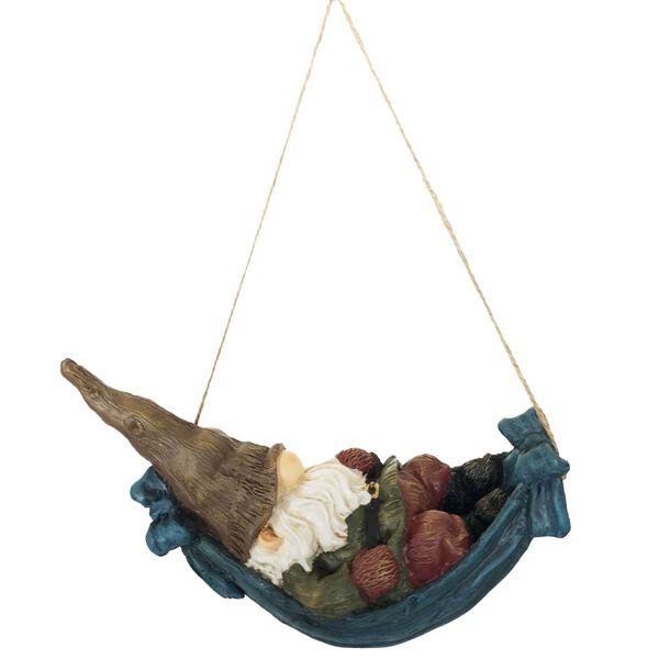 Esschert Design Gnome in Hammock 9.4x21.6x13 cm