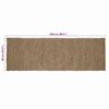 vidaXL Area Rugs Rectangular Grey 60 x 250 cm Jute