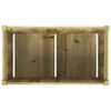 vidaXL Garden Planter 90x50x50 cm Impregnated Wood Pine