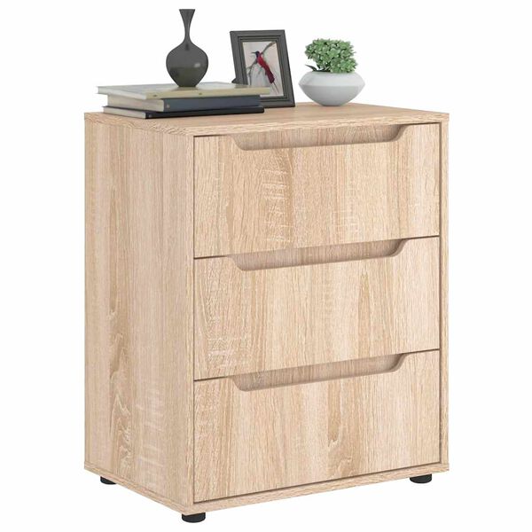 vidaXL Sideboard VISNES Sonoma Oak 60x40x73 cm Engineered Wood