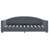 vidaXL Daybed with Trundle&Drawers without Mattress Dark Grey 90x190 cm Single