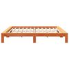 vidaXL Bed Frame without Mattress Wax Brown 180x200 cm Super King Solid Wood Pine