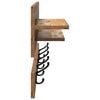 vidaXL Wall-Mounted Coat Rack Old Wood 90 x 15 x 36 cm Engineered wood