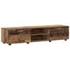 vidaXL TV Cabinet Set with Drawer FLORIN Old Wood Engineered Wood