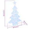 vidaXL Christmas Tree with 100 LEDs Cold white 122 cm Acrylic