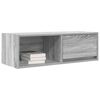vidaXL TV Cabinet Grey Sonoma 80x31x25.5 cm Engineered Wood