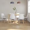 vidaXL Dining Chairs 6 pcs White PP