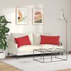 vidaXL Sofa Pillows 2 pcs Red 80 x 40 cm Fabric