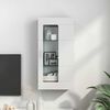 vidaXL Wall-mounted Cabinet High gloss white 55 x 29 x 100 cm