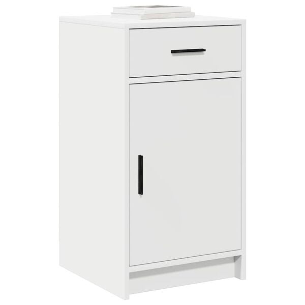 vidaXL Sideboard with Drawer White 40 x 40.5 x 75 cm Engineered wood