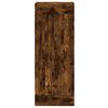 vidaXL Wall Mounted Cabinet Smoked Oak 34.5x34x90 cm Engineered Wood