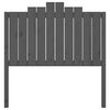 vidaXL Bed Headboard Grey 106x4x110 cm Solid Wood Pine