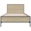 vidaXL Bed Frame without Mattress Sonoma Oak 90x200 cm