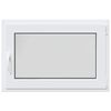 vidaXL Basement Window "RISOR" 90x50 cm Tilt&Turn DIN Right White
