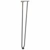 vidaXL hairpin legs for console tables for Console Table 4 pcs Natural Steel 72 cm Solid Steel