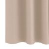 vidaXL Blackout Curtains with Rings 2 pcs Taupe 140 x 140 cm Polyester