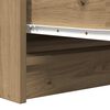 vidaXL Sideboard Artisan Oak 100x35x76 cm Engineered Wood