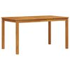 vidaXL Garden Dining Set 7 pcs Brown Solid Acacia Wood