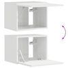 vidaXL TV Wall Cabinet Gloss White 39 x 31 x 29.5 cm Engineered Wood