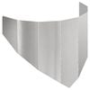 vidaXL Lawn Edging 100 x 45 cm Steel Silver