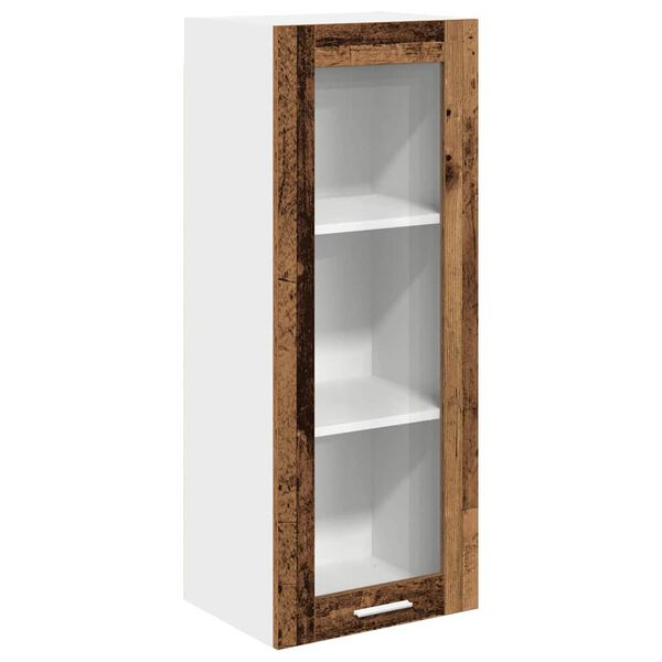 vidaXL Hanging Cabinet Old Wood 40 x 31 x 100 cm Engineered Wood