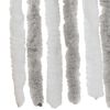 vidaXL Fly Curtain Light Grey and White 100x230 cm Chenille