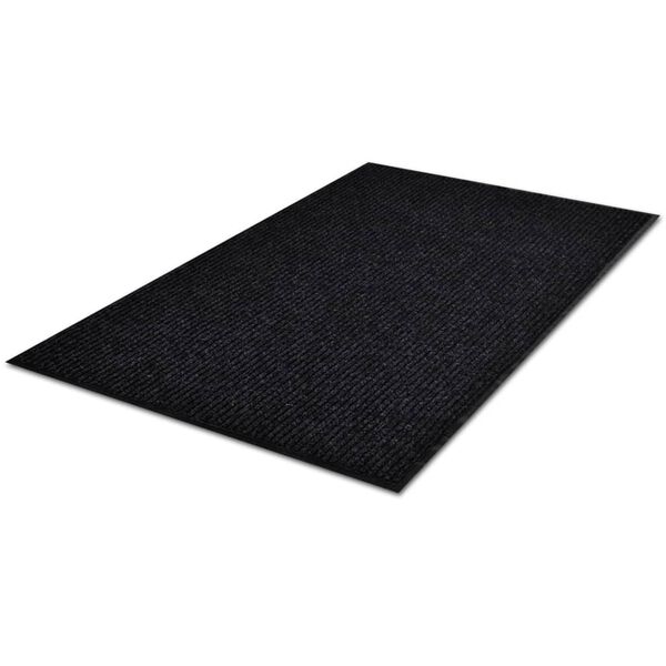 vidaXL Door Mat Black 117x220 cm PVC