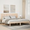 vidaXL Extra Long Bed Frame without Mattress 200x210 cm Solid Wood