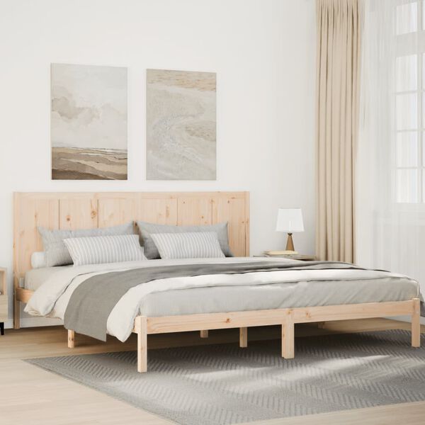 vidaXL Extra Long Bed Frame without Mattress 200x210 cm Solid Wood