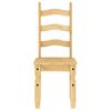 vidaXL Dining Chairs 2 pcs Corona 42x47x107 cm Solid Wood Pine