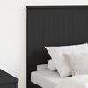 vidaXL Headboard with Headboard Black Oak 75 cm Engineered wood
