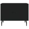 vidaXL Coffee Table Black 50x50x40 cm Engineered Wood