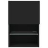 vidaXL TV Cabinet with LED Lights Black 40.5x30x60 cm