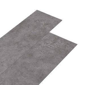vidaXL Flooring Planks 36 pcs Concrete Grey 5.02 m&sup2; PVC