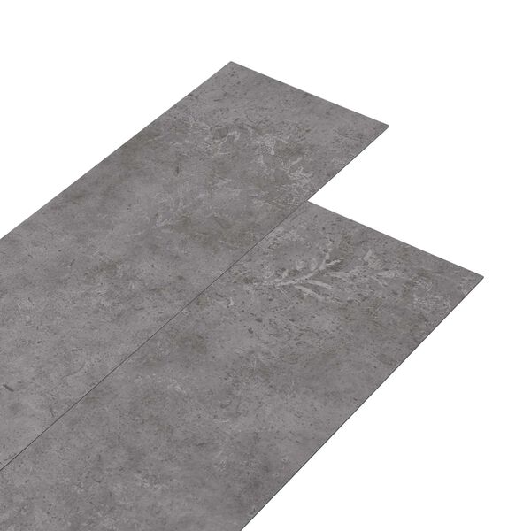 vidaXL Flooring Planks 36 pcs Concrete Grey 5.02 m&sup2; PVC