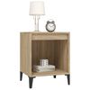 vidaXL Bedside Cabinets 2 pcs Sonoma Oak 40x35x50 cm