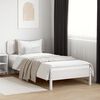 vidaXL Headboard White 75 cm Solid Wood Pine