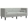 vidaXL Sofa Set Light grey Velvet