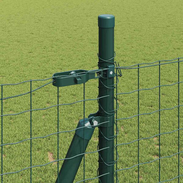 vidaXL Fence Post Other 52 pcs Grey 3.2 x 3.2 x 83.5 cm Steel