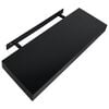 vidaXL Floating Wall Shelves 2 pcs Black 40x20x3.8 cm