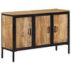 vidaXL Sideboard 105x35x70 cm Solid Rough Wood Mango