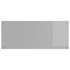 vidaXL Kitchen Backsplash Light grey 120 x 50 x 0.6 cm Tempered Glass
