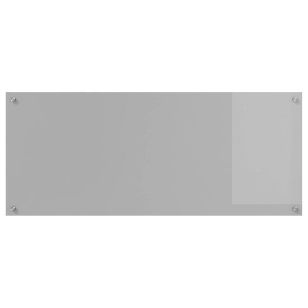 vidaXL Kitchen Backsplash Light grey 120 x 50 x 0.6 cm Tempered Glass