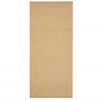 vidaXL Rug Natural Sisal 66x150 cm